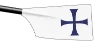 Image showing the rowing club's blade colours