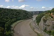 Image 19The Avon Gorge, the historic boundary between Gloucestershire and Somerset, and also Mercia and Wessex; Somerset is to the left (from Somerset)