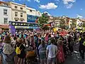 The end of the parade at Bristol Pride 2022