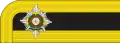 1856 to 1867 major's collar rank insignia