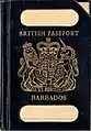 A Barbadian passport as issued for Citizens of the United Kingdom and Colonies in 1960s.