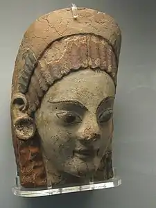 Etruscan antefix from Cerveteri, 6th century BCE, British Museum, London