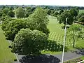 Burial Area from top of Chapel