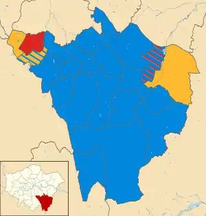 Bromley 2006 results map