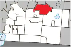 Location within Brome-Missisquoi RCM