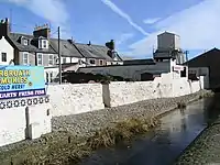 Brothock Burn,  traditional home of the fishers. There are still smokehouses in back gardens to produce the Arbroath smokie