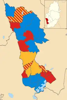 2011 results map