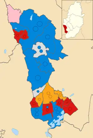 2019 results map