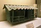 Bronze house model