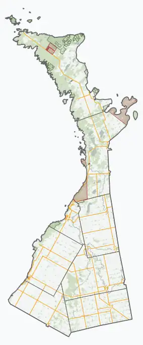 Tiverton is located in Bruce County