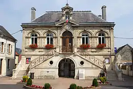 The town hall of Bruyères-et-Montbérault