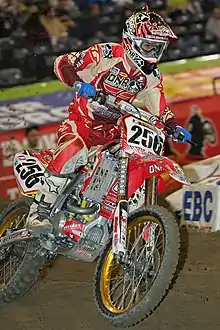 Bryan Johnson, born 1986,professional motocross and supercross rider.