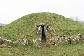 Bryn Celli Ddu, a late Neolithic chambered tomb on Anglesey.