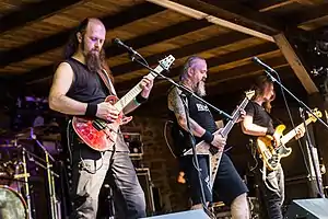 Bucovina performing at Dark Troll Open Air in 2017