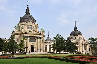 Széchenyi Medicinal Bath in Budapest, Hungary, 1913