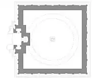 Floor plan of the Buddhist Stupa, Mirpur Khas