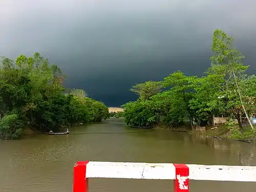 A landscape of river Ratna of Budhrail