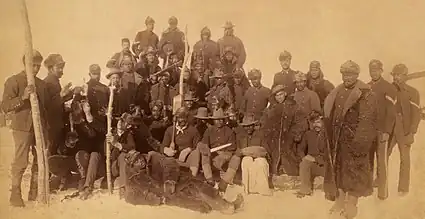 Image 8Buffalo Soldiers, Ft. Keogh, Montana, 1890. The nickname was given to the "Black Cavalry" by the Native American tribes they fought. (from Montana)