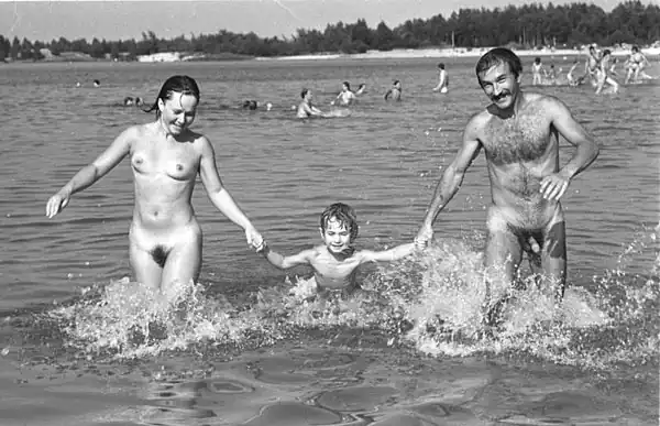 Image 1Naturist family on Lake Senftenberg in 1983 (from Naturism)