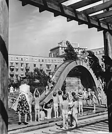 Image 24Bathing in the center of East Berlin, East Germany (1958) (from Nudity)