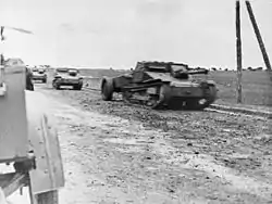 Image 11Advance of Italian tankettes during the Battle of Guadalajara. (from History of Spain)