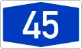 Bundesautobahn 45 number.svg