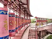 Prayer wheels called Kyurde in Kalmyk language