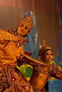 Image 4A theatrical performance of the Mon dance (from Culture of Myanmar)