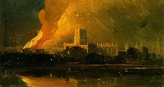 The Burning of the Bishop's Palace