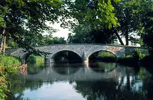 Burnside's Bridge in Washington County, site of heavy combat during the Battle of Antietam