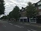 Shops along Burnt Ash Lane