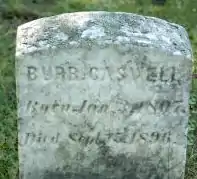 Caswell's tombstone  Lakeview Cemetery