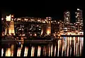 Burrard Bridge at night