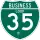 Business Interstate 35-D marker