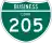 Interstate 205 Business marker