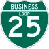 Interstate 25 Business marker