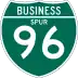 Business Spur 96 route marker