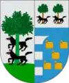 A coat of arms of the town of Busturia (Basque Country, Spain)