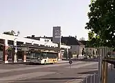 Entrance building and bus station