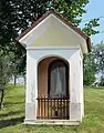 Shrine to the Virgin Mary south of the village