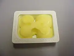 A packet of butter