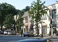 View of downtown Bronxville