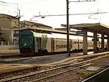 Station yard, platforms 4 and 3.