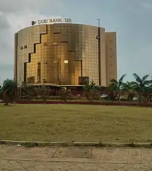 Afriland First Bank headquarters in Malabo.