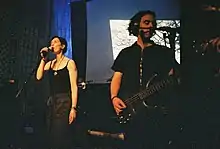 Collection d'Arnell~Andréa performing in 2009 at the Dark Omen II festival