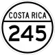 National Secondary Route 245 shield}}