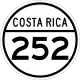 National Secondary Route 252 shield}}