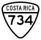 National Tertiary Route 734 shield}}