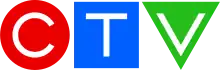 The CTV network logo: a red circle containing a C, a blue square containing a T, and a green triangle containing a V.