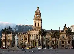 The Old Cape Town City Hall as seen from the Grand Parade in front of the building.